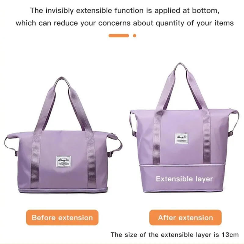 🎉Mother's day promotion-50% OFF🎁High-capacity Double-layer Wet Separation Travelling Bag