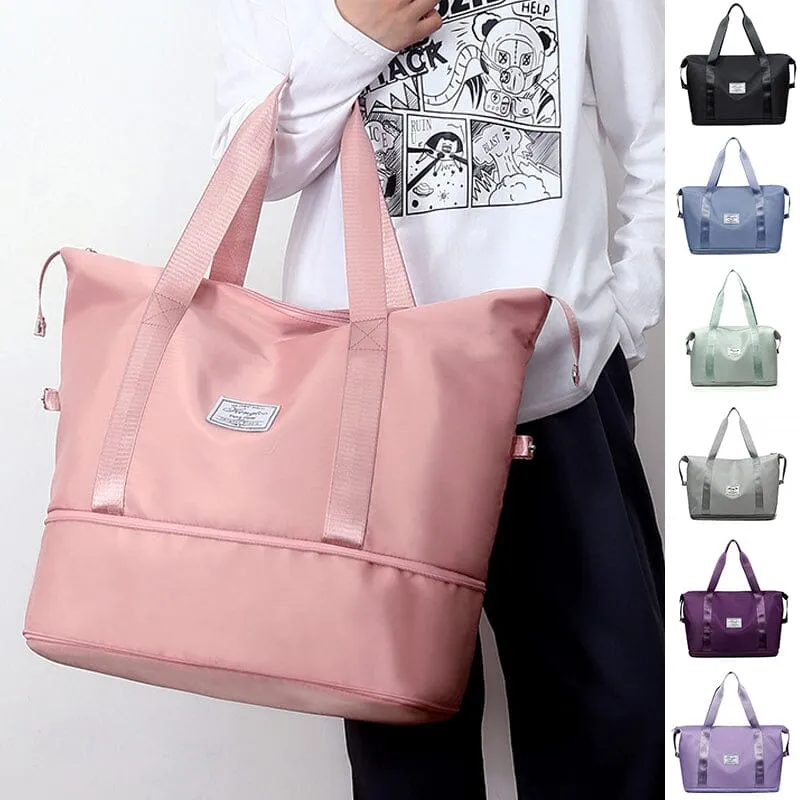 🎉Mother's day promotion-50% OFF🎁High-capacity Double-layer Wet Separation Travelling Bag