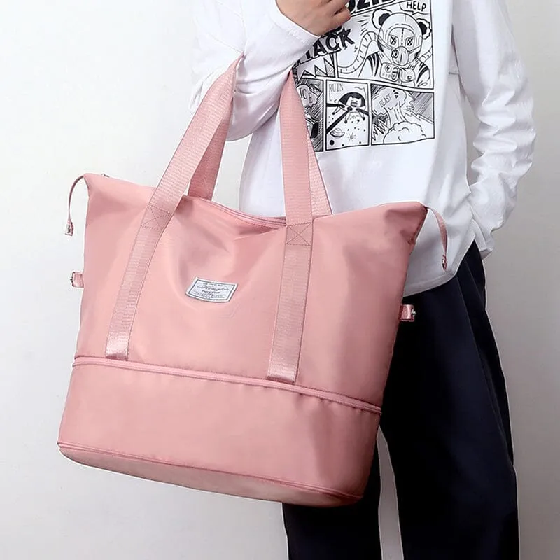 🎉Mother's day promotion-50% OFF🎁High-capacity Double-layer Wet Separation Travelling Bag
