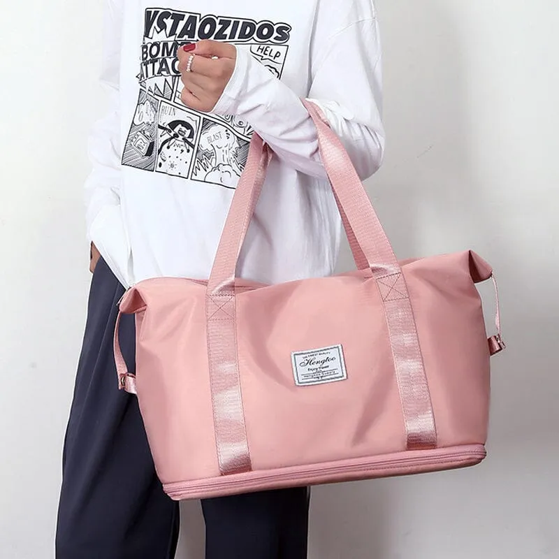 🎉Mother's day promotion-50% OFF🎁High-capacity Double-layer Wet Separation Travelling Bag
