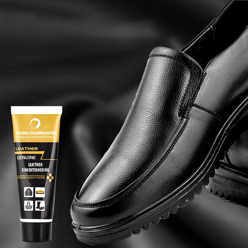 Multipurpose Restore Preserve Leather Conditioner Oil With Brush