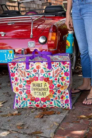 Natural Life Carry All Make A Difference Tote Bag