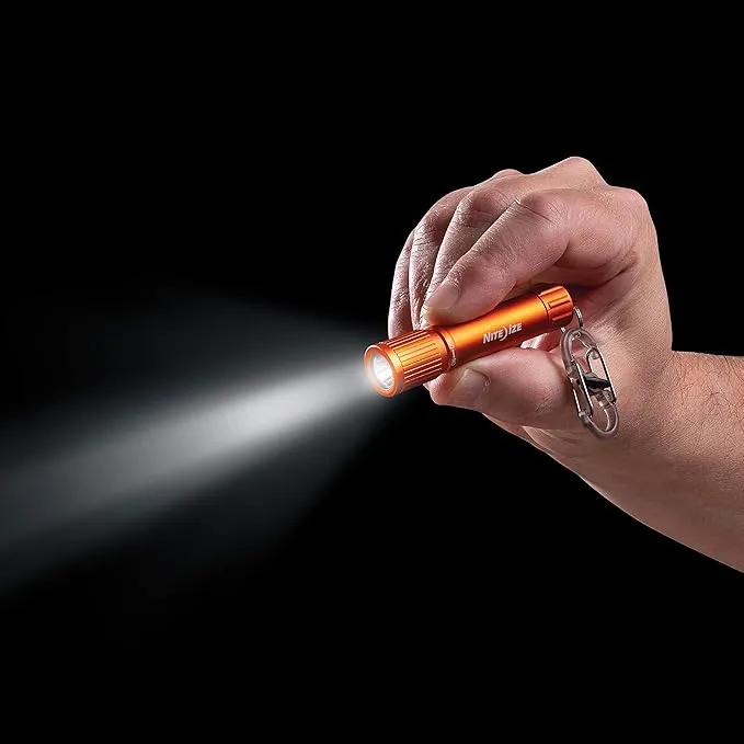 Nite Ize R100F-19-R7 Radiant 100 Keychain EDC Flashlight, Orange