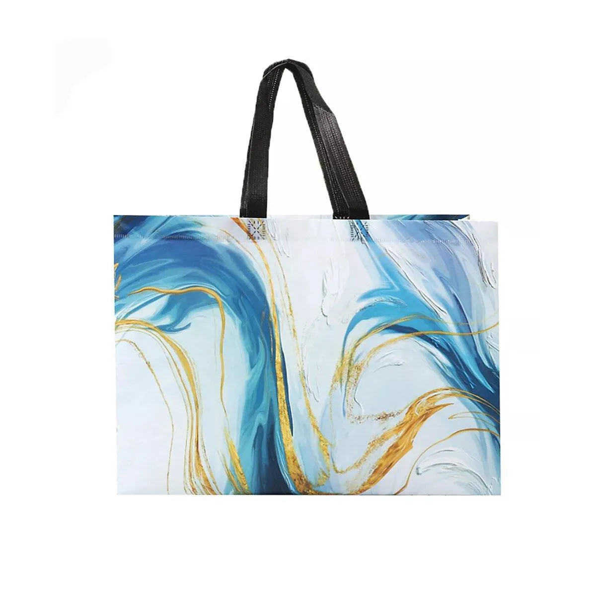 Non-Woven Reusable Shopping Tote Bags 25PCS