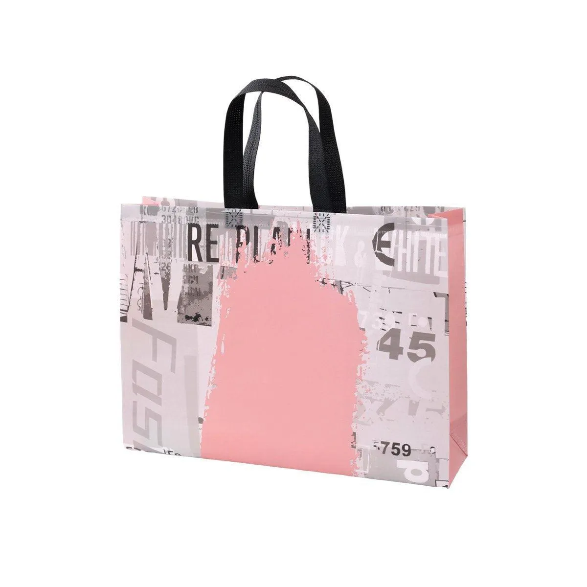 Non-Woven Reusable Shopping Tote Bags 25PCS
