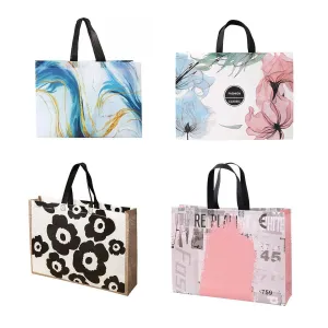 Non-Woven Reusable Shopping Tote Bags 25PCS