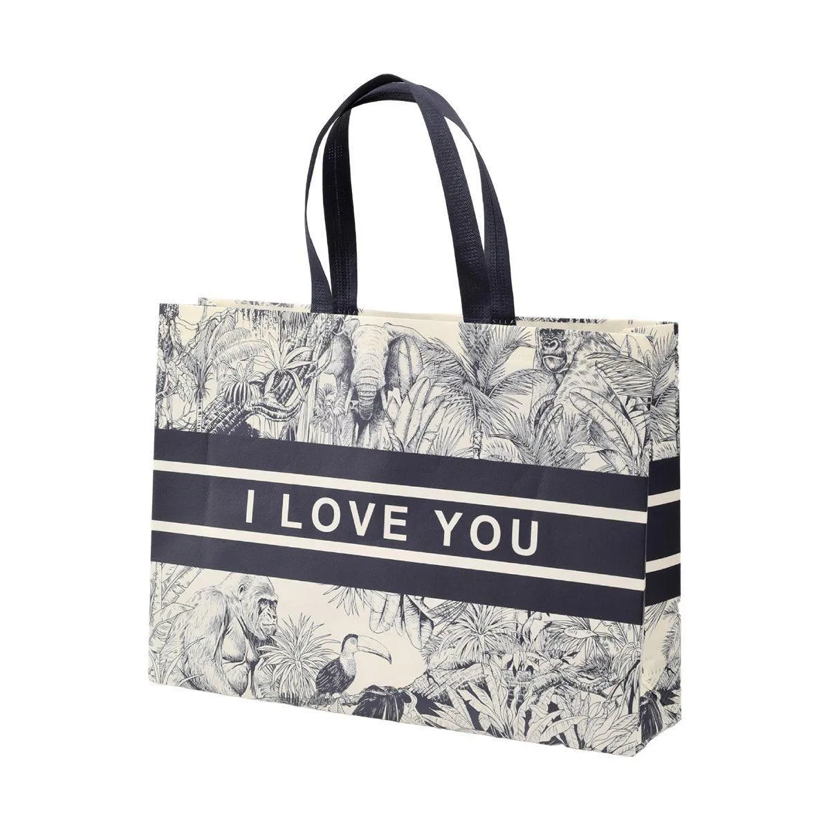 Non-Woven Reusable Shopping Tote Bags 25PCS