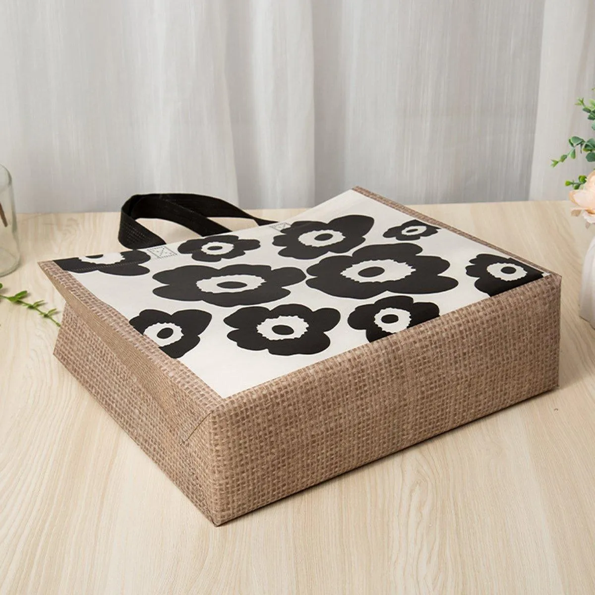Non-Woven Reusable Shopping Tote Bags 25PCS