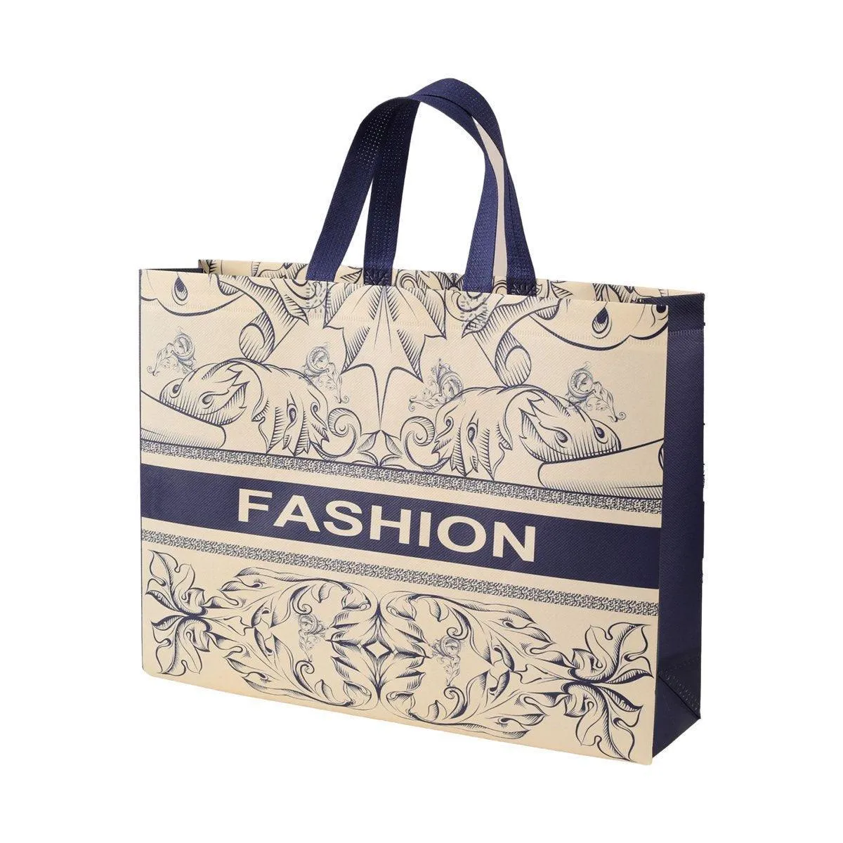 Non-Woven Reusable Shopping Tote Bags 25PCS