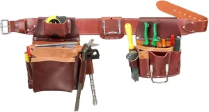 Occidental Leather Pro Drywall Set - Medium - 21 Pockets & Tool Holders - Premium Top-Grain Leather - Made in USA