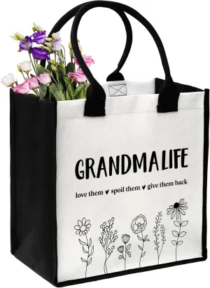ONDTOM Mom Boss Appreciation Canvas Tote Bag Gifts for Mothers Day, Boss Day, Birthday, Christmas