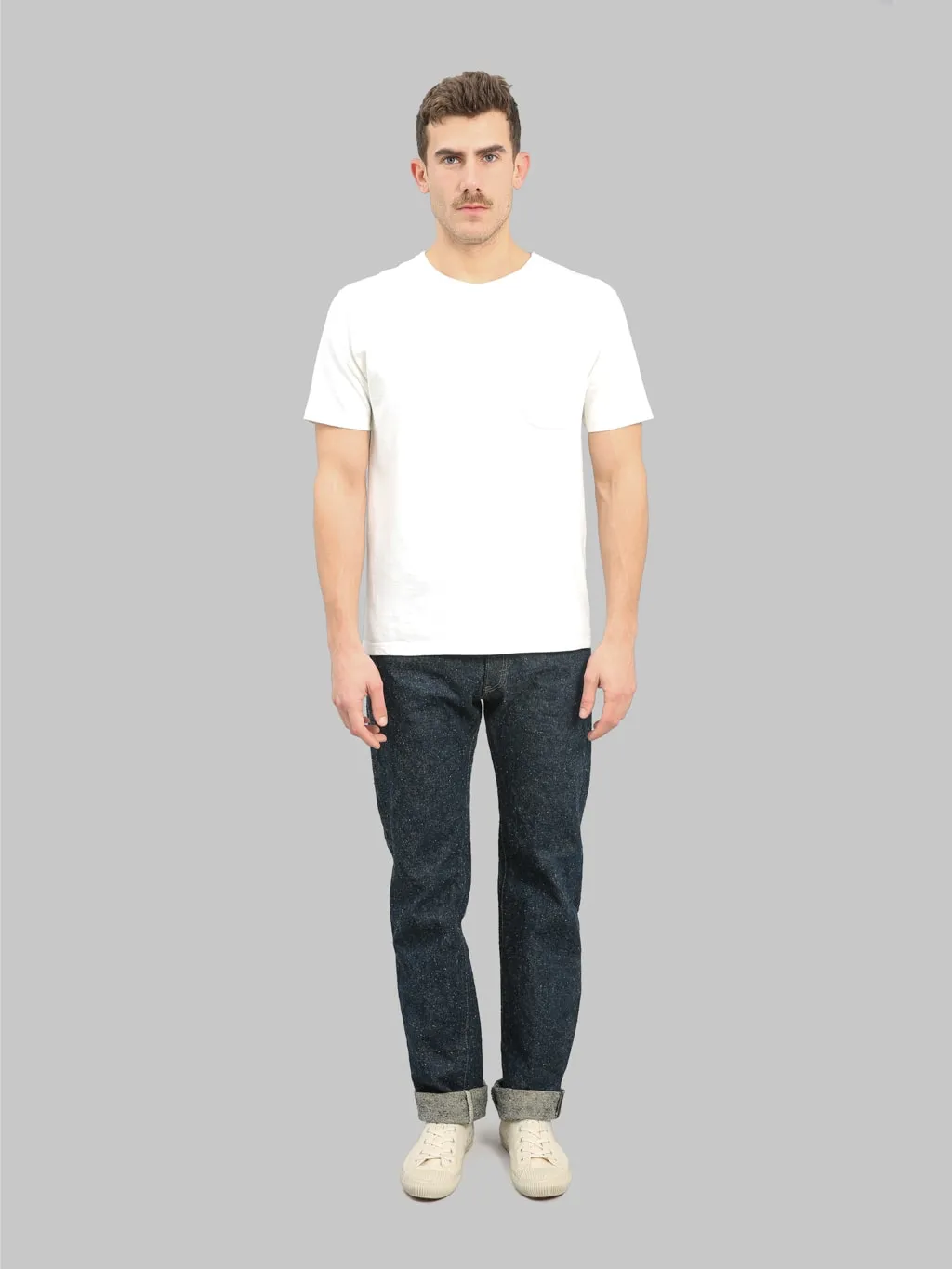 ONI Denim 266-CCD Kabuki "Crushed Concrete Denim" 15oz Relax Straight Jeans