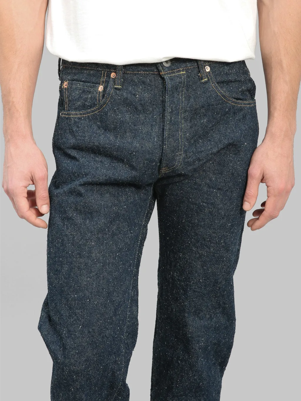 ONI Denim 266-CCD Kabuki "Crushed Concrete Denim" 15oz Relax Straight Jeans