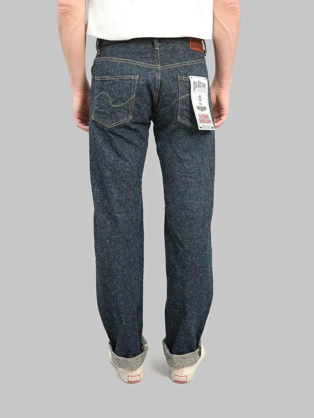 ONI Denim 266-CCD Kabuki "Crushed Concrete Denim" 15oz Relax Straight Jeans