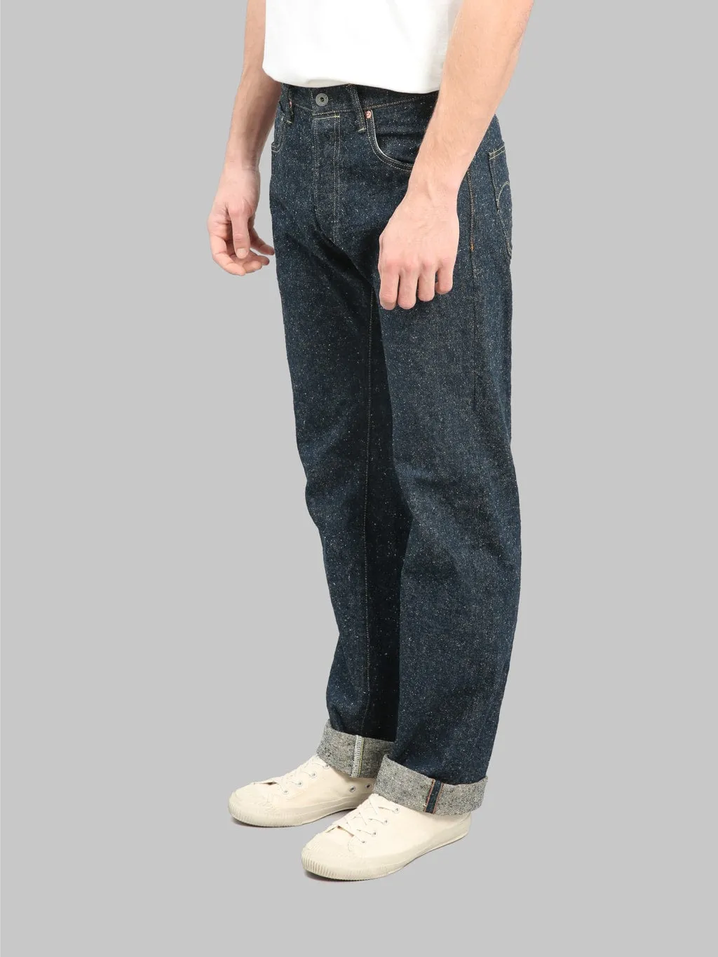 ONI Denim 266-CCD Kabuki "Crushed Concrete Denim" 15oz Relax Straight Jeans