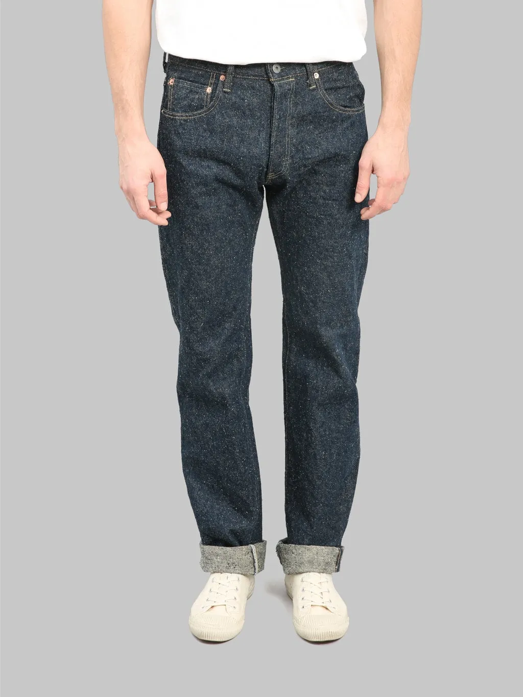 ONI Denim 266-CCD Kabuki "Crushed Concrete Denim" 15oz Relax Straight Jeans