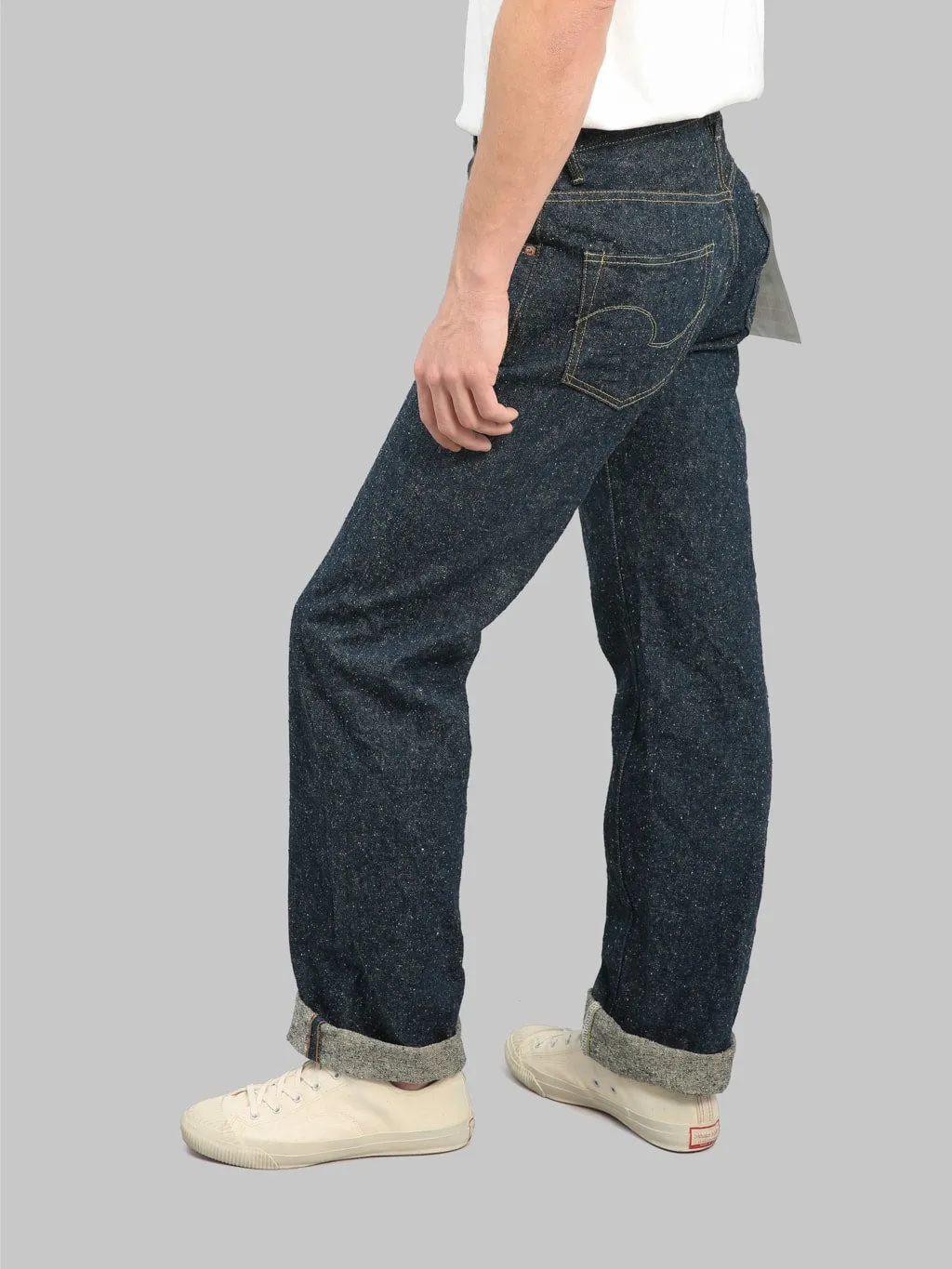 ONI Denim 266-CCD Kabuki "Crushed Concrete Denim" 15oz Relax Straight Jeans
