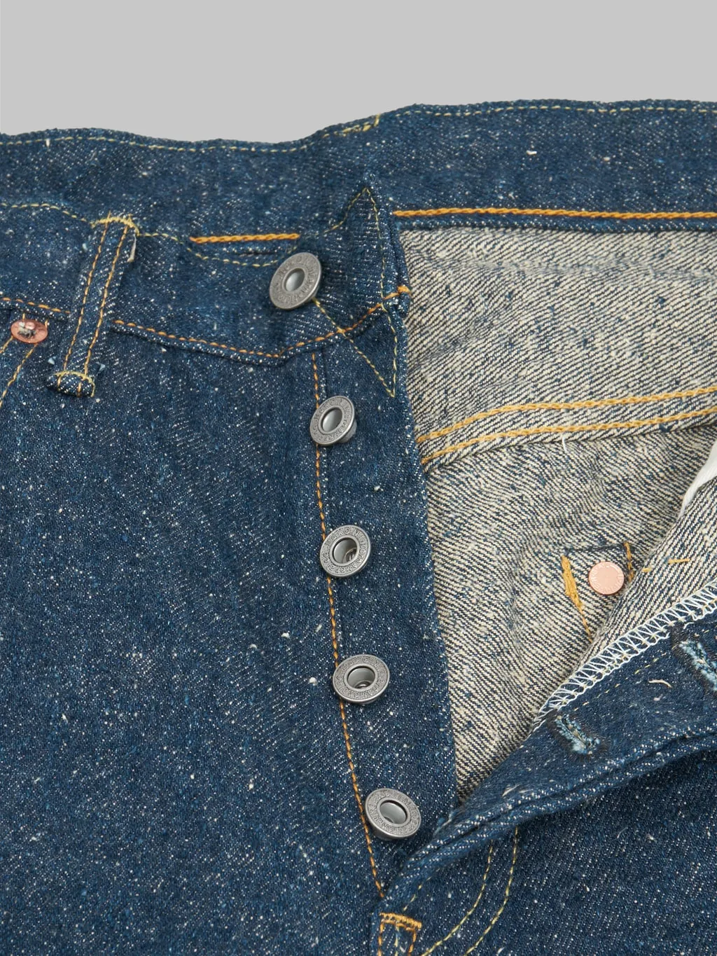 ONI Denim 266-CCD Kabuki "Crushed Concrete Denim" 15oz Relax Straight Jeans