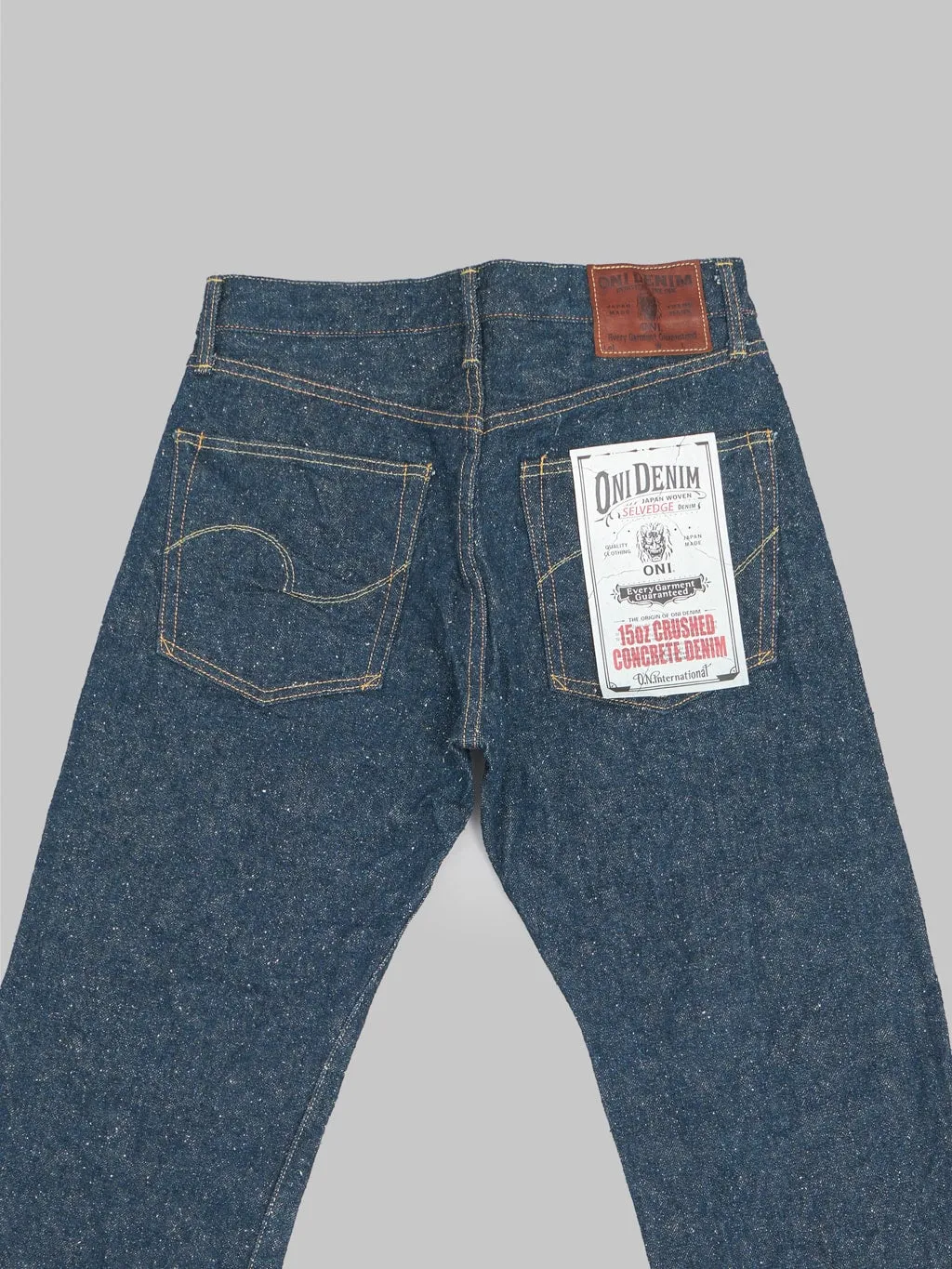 ONI Denim 288-CCD "Crushed Concrete Denim" 14.7oz Regular Straight Jeans