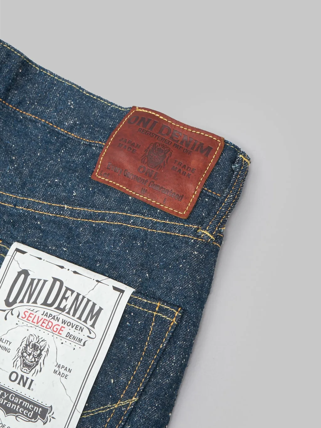 ONI Denim 288-CCD "Crushed Concrete Denim" 14.7oz Regular Straight Jeans