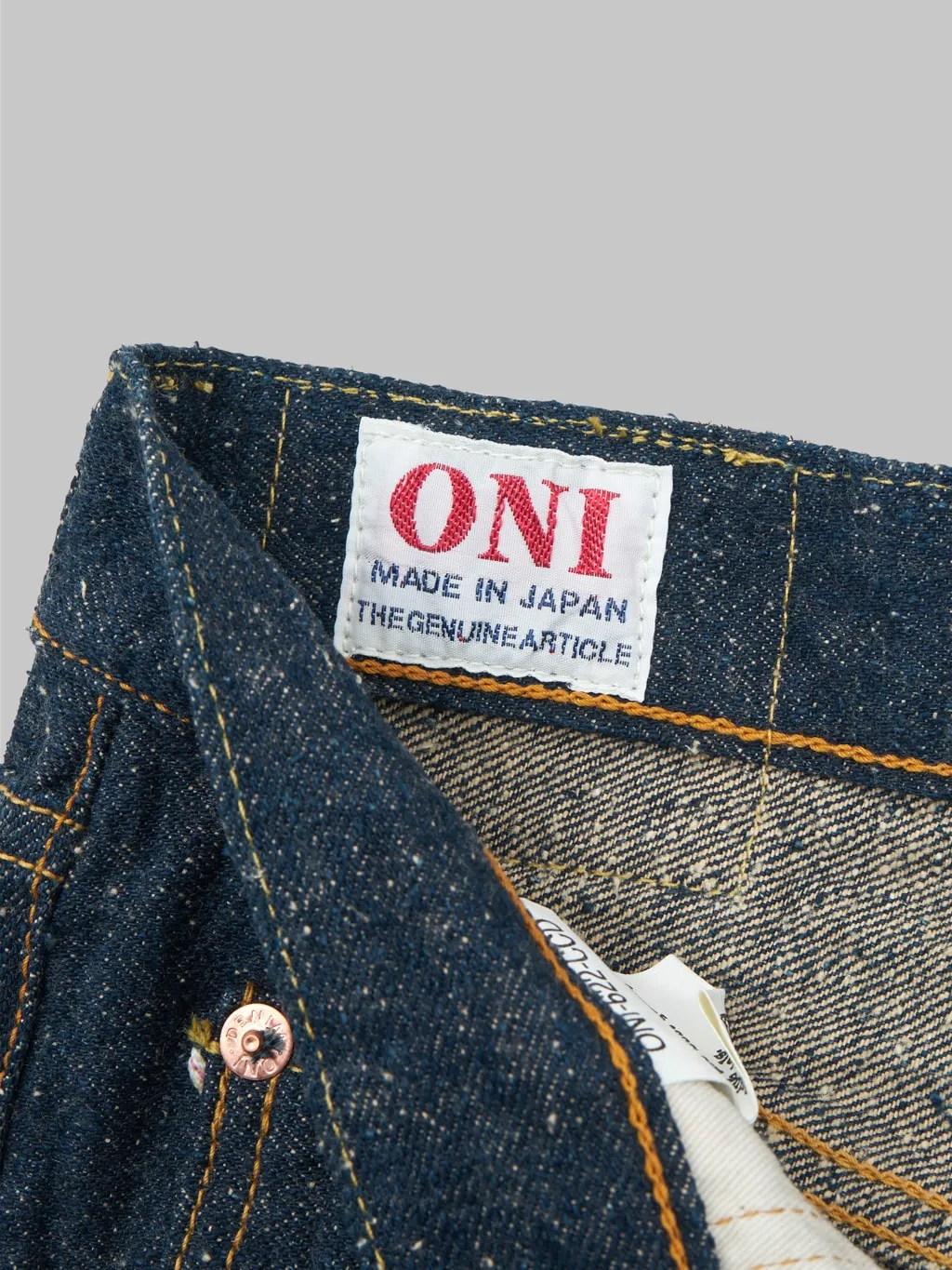 ONI Denim 288-CCD "Crushed Concrete Denim" 14.7oz Regular Straight Jeans