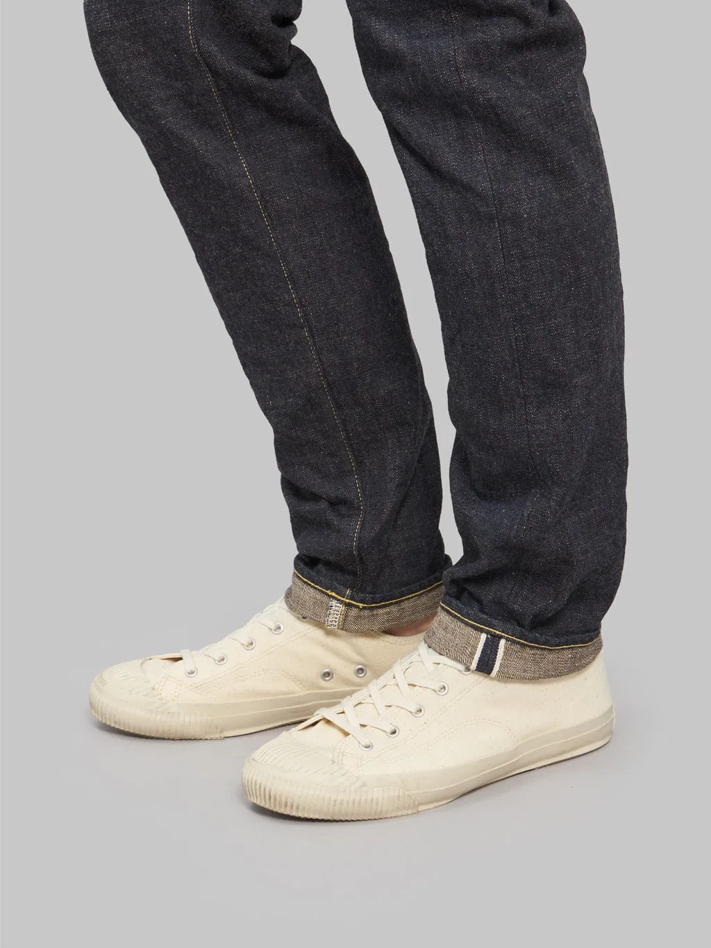 ONI Denim 622-KBE "Indigo Beige" 14oz Relaxed Tapered Jeans