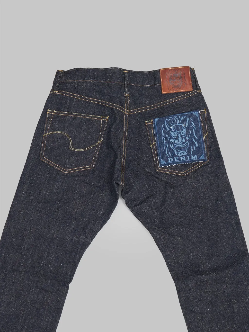 ONI Denim 622-KBE "Indigo Beige" 14oz Relaxed Tapered Jeans