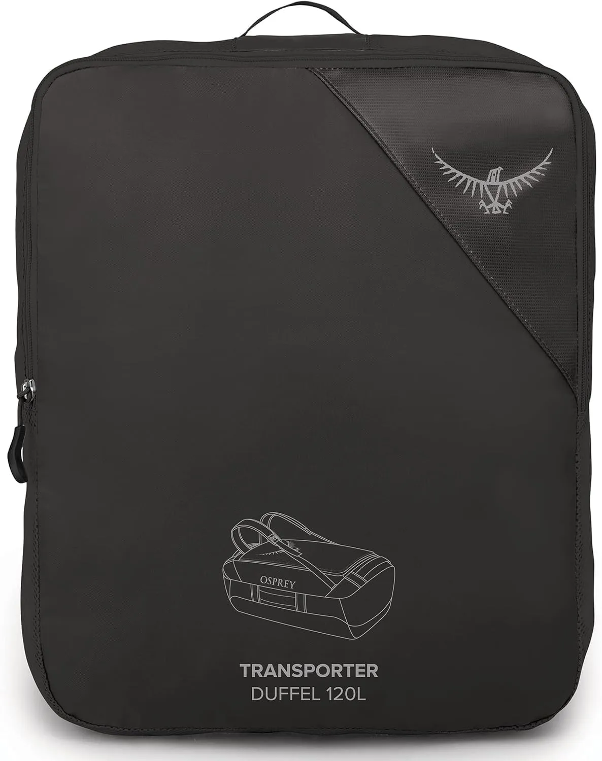 Osprey Transporter 40L Travel Duffel Bag, Black