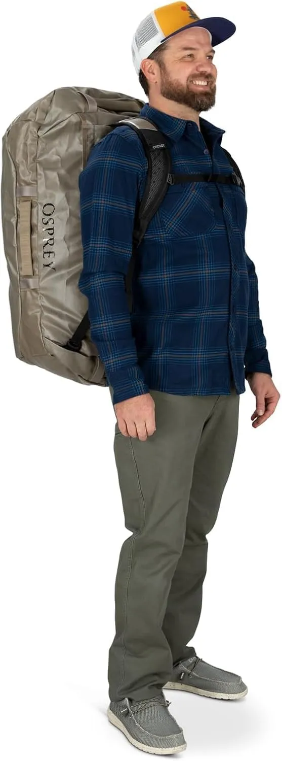 Osprey Transporter 40L Travel Duffel Bag, Black