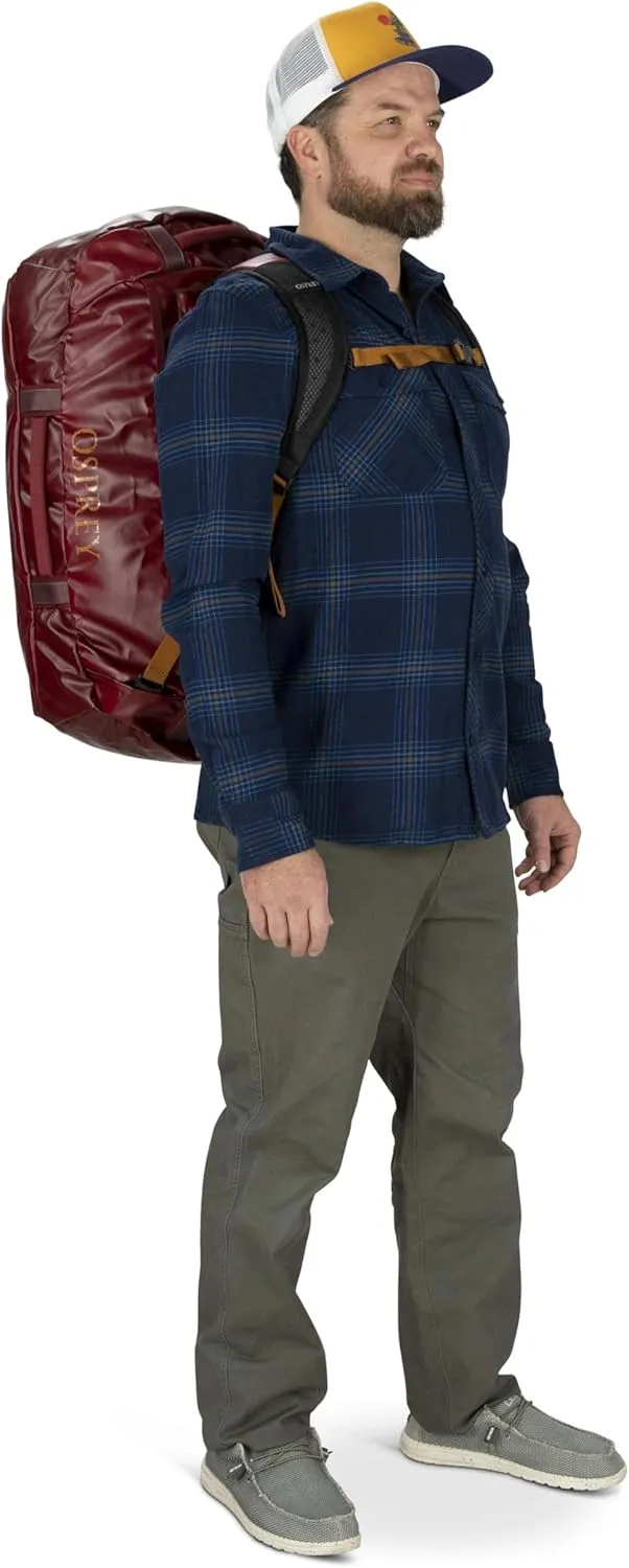 Osprey Transporter 40L Travel Duffel Bag, Black