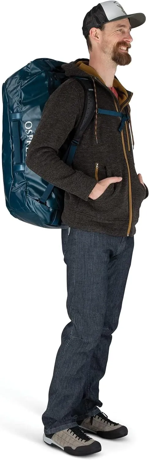 Osprey Transporter 40L Travel Duffel Bag, Black