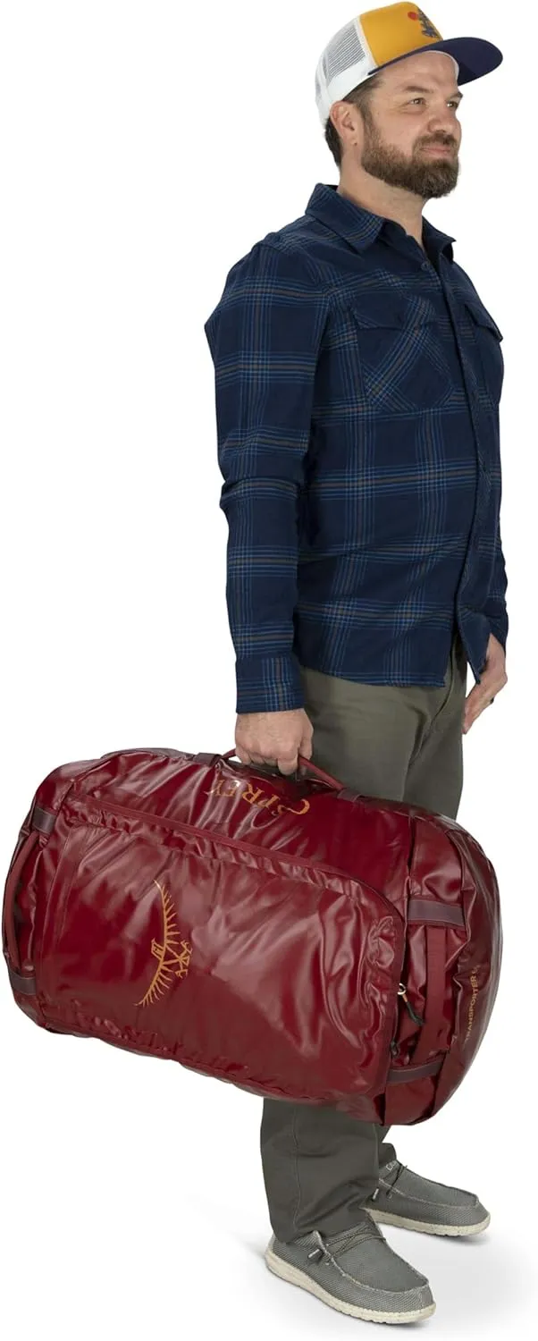 Osprey Transporter 40L Travel Duffel Bag, Black