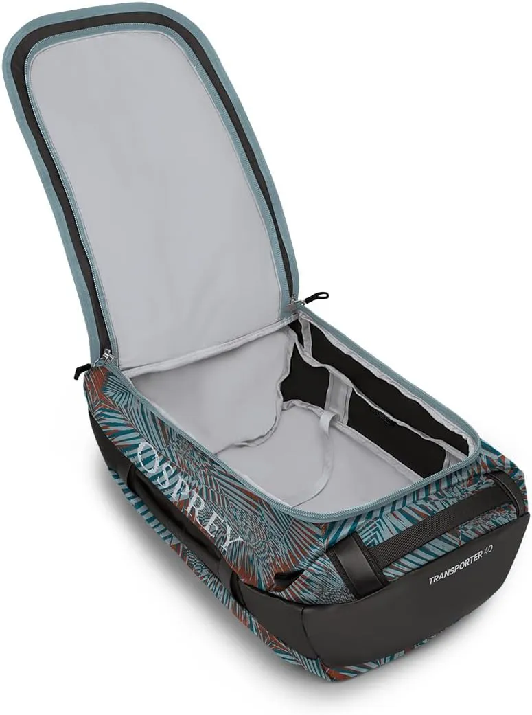 Osprey Transporter 40L Travel Duffel Bag, Black