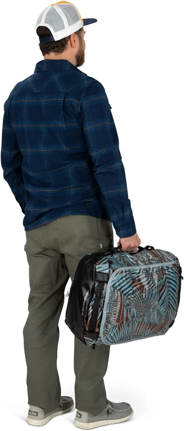 Osprey Transporter 40L Travel Duffel Bag, Black