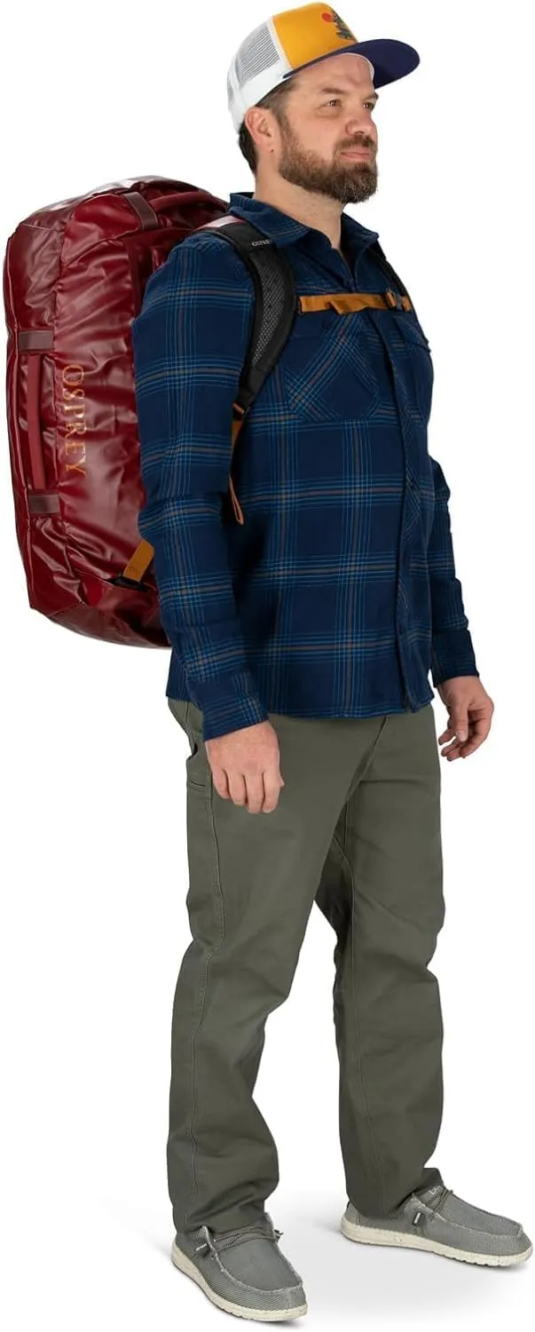 Osprey Transporter 40L Travel Duffel Bag, Black