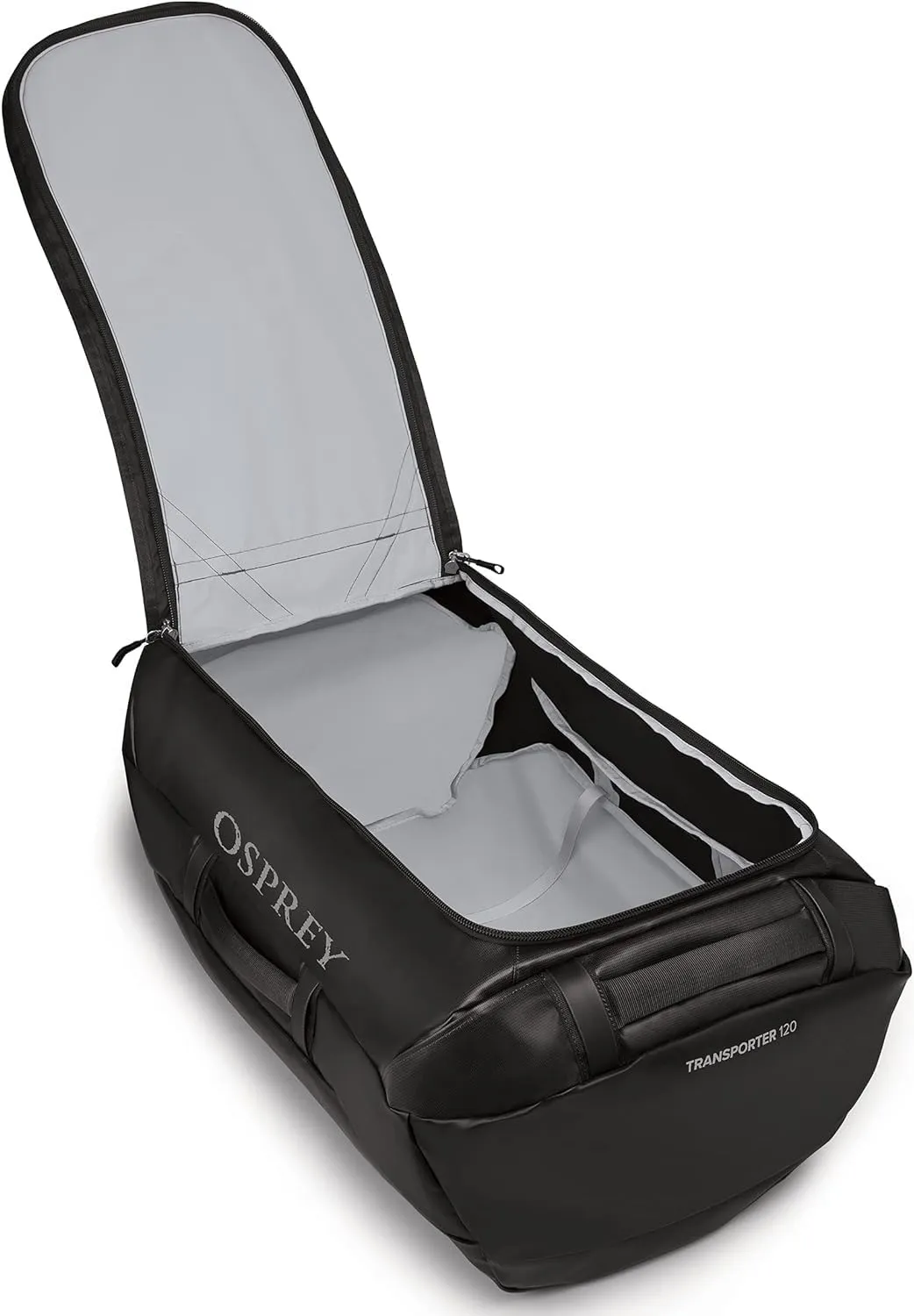 Osprey Transporter 40L Travel Duffel Bag, Black