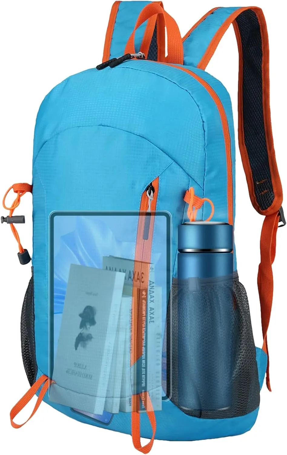 Outdoor Sport Daypack - Foldable Shoulder Bag, Hiking Backpack | Large Capacity Outdoor Backpack with Pockets, Comfortable Hiking Daypack Waterproof Travel Trekking Backpack for Camping Men Women