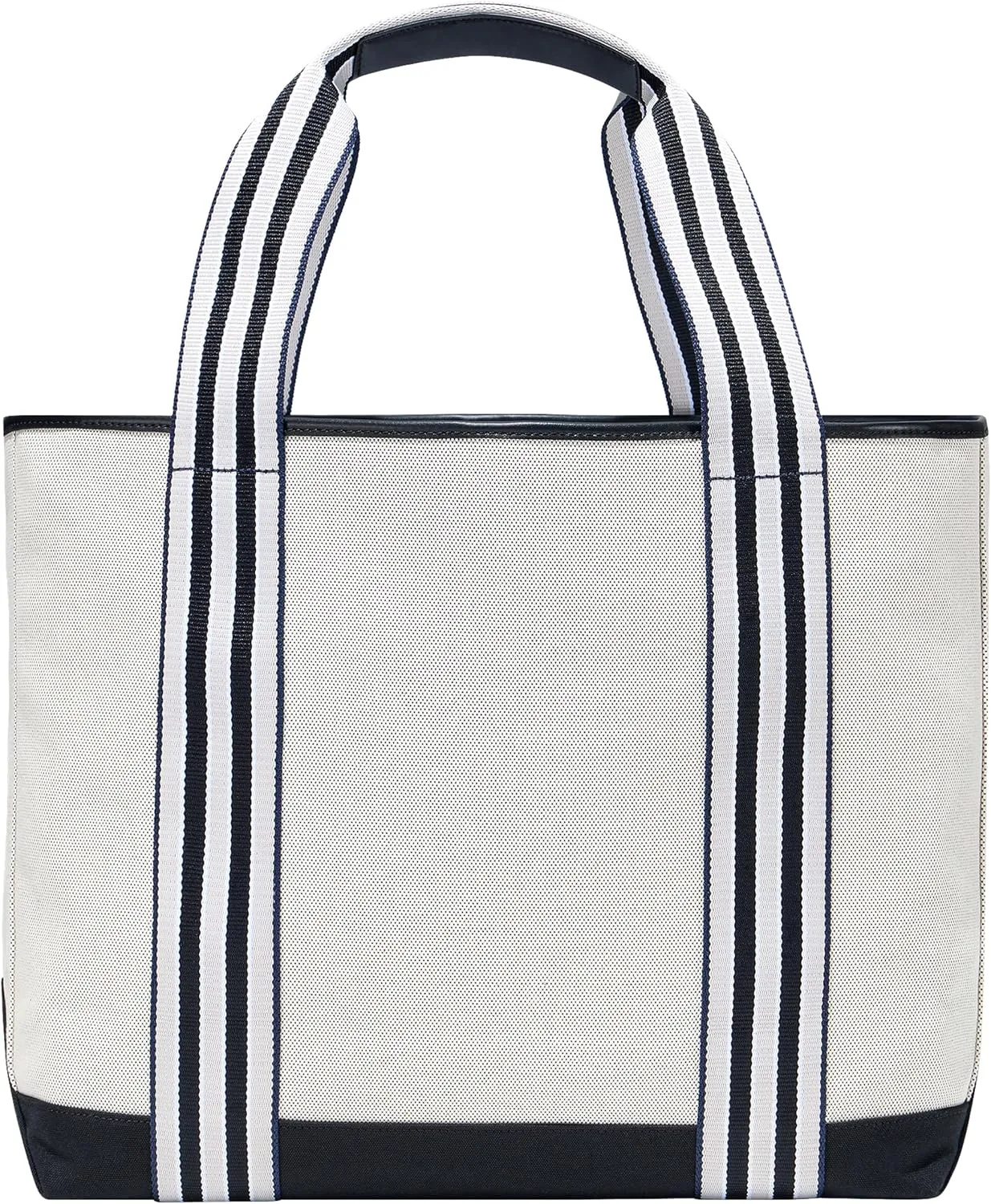 Paravel Cabana Tote Bag | Made with Recycled Canvas Material & Vegan Leather | Premium Tote Bag
