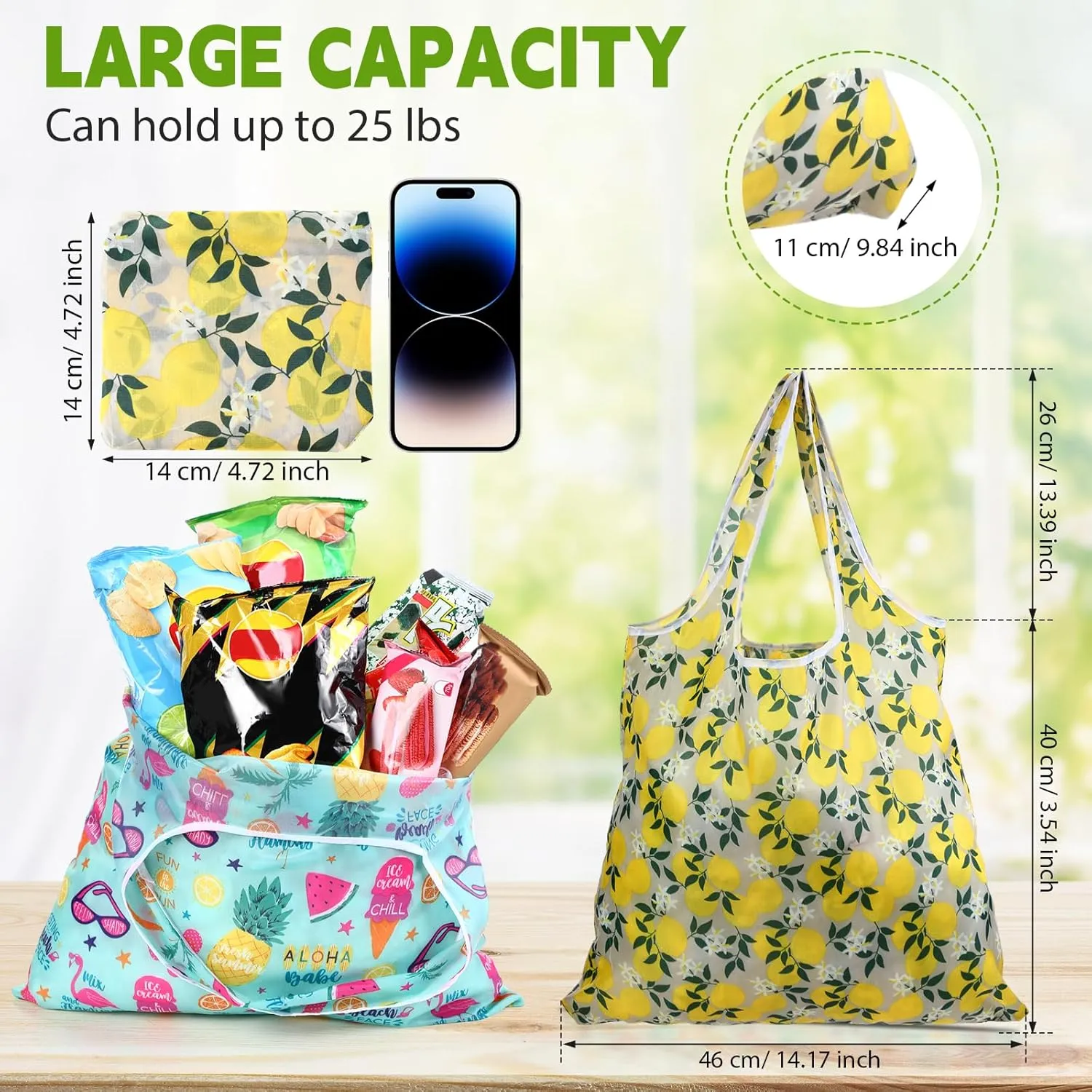 Paterr 50 Pack Reusable Grocery Bags Foldable Shopping Bags Bulk Washable Grocery Tote with Carry Pouch for Groceries