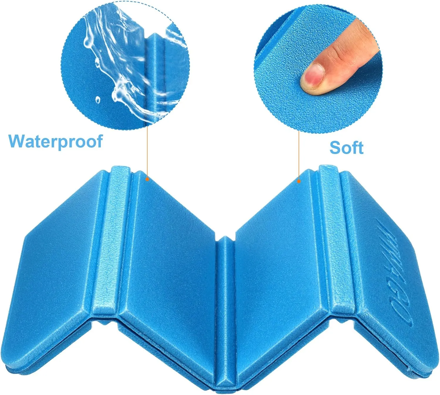PATIKIL Camping Foam Pad, Lightweight Foldable Sitting Mat for Hiking, Backpacking, Outdoor Activities