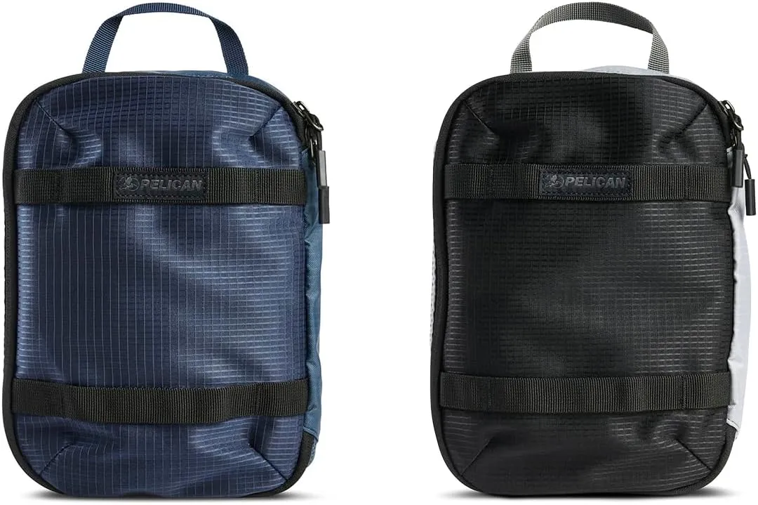 Pelican PCM ModPak Medium Packing Cube, Indigo Blue, with DK5 ModPak Travel Toiletry Bag