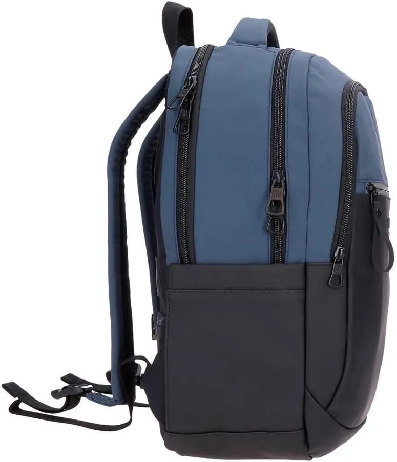 Pepe Jeans Men Laptop Backpack with Two compartments, Blue, Einheitsgröße