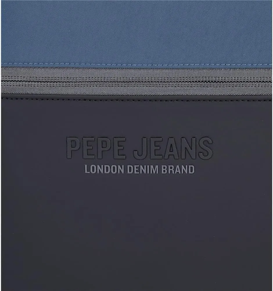 Pepe Jeans Men Laptop Backpack with Two compartments, Blue, Einheitsgröße