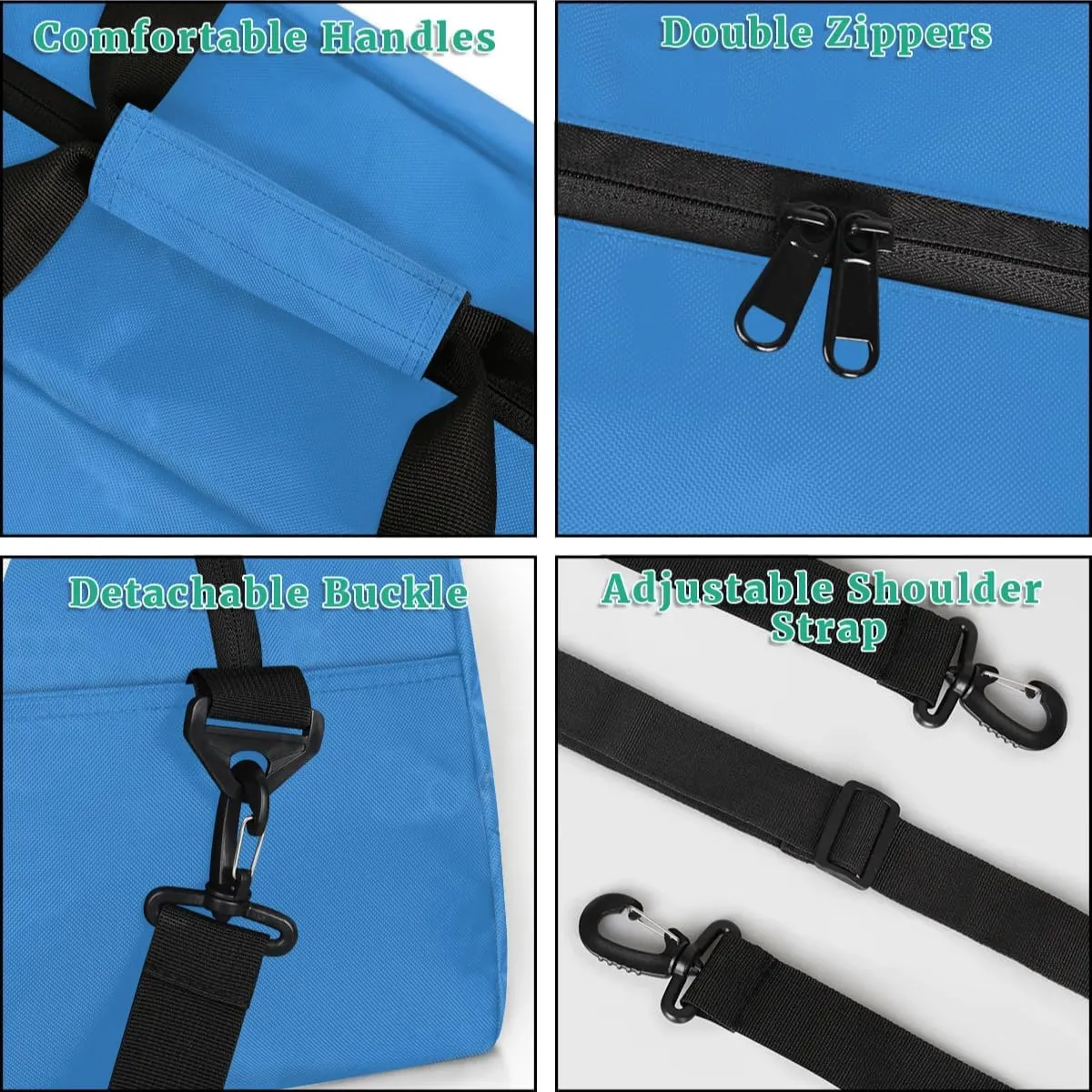 Personalized Cheerleader Sports Bag Custom Gymnastics Name Gym Duffel Bags Customized Cheer Ballet Dance Gift Overnight Weekender Bag, Blue