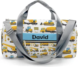 Personalized Construction Vehicles Dump Truck Theme Dance Bag Girls Yoga Bag Dance Bag With Name,Patch Travel Duffel Bag Women Cheerleader Bag Sport Duffle Bag for Gym Ballet