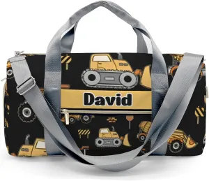 Personalized Cool Truck Dump Jump Stop Dance Bag Girls Yoga Bag Dance Bag With Name,Patch Travel Duffel Bag Women Cheerleader Bag Sport Duffle Bag for Gym Ballet