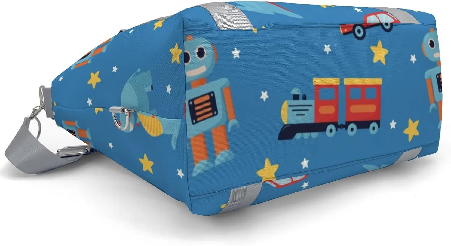 Personalized Dinosaur Print Train Cartoon Kids Duffel Swim Bag for Boys,Customized Swim Duffle Bag for Boys Man Kids Gifts