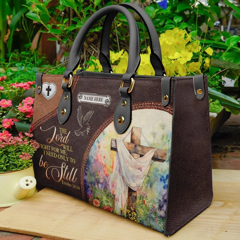 Personalized Leather Handbag for Women, Custom Name Bag, Mother's Day, Birthday, Christmas Gifts, Christian Faith Bags