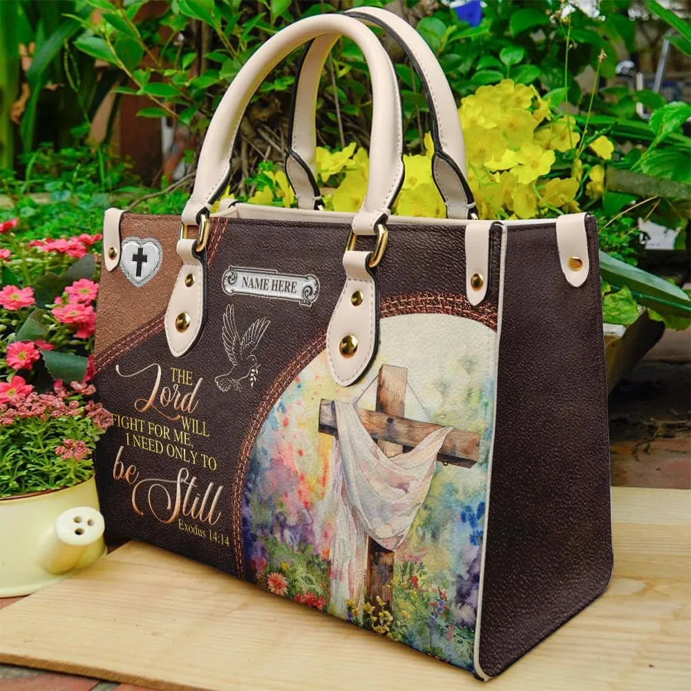 Personalized Leather Handbag for Women, Custom Name Bag, Mother's Day, Birthday, Christmas Gifts, Christian Faith Bags