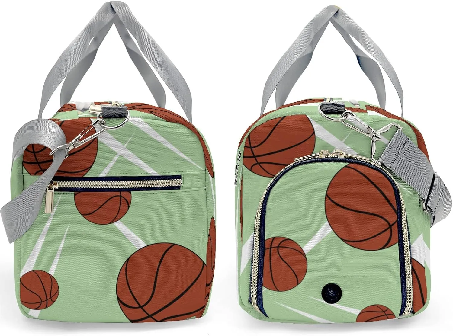 Personalized Number Sport Basketball Player Team Mint Dance Bag Girls Yoga Bag Dance Bag With Name,Patch Travel Duffel Bag Women Cheerleader Bag Sport Duffle Bag for Gym Ballet